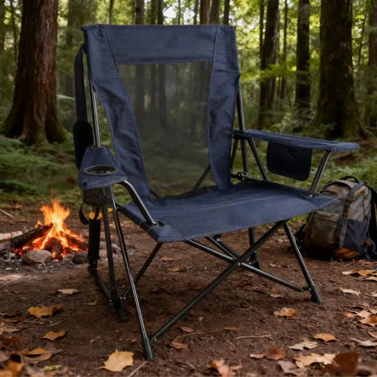 Instant Open Spring-Action Folding Rocking Chair for Outdoor