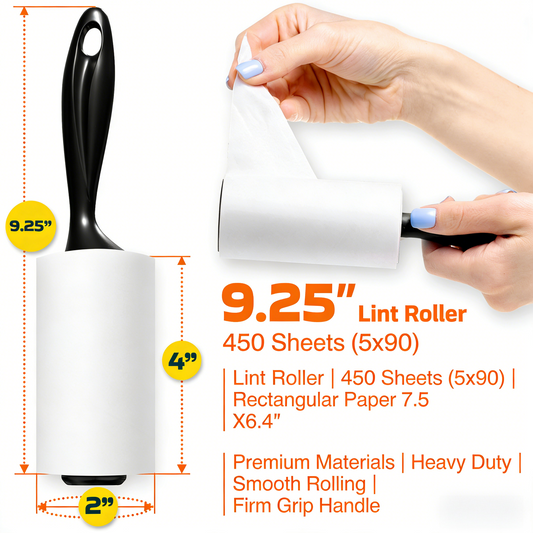 Lint Rollers for Pet Hair, Sticky, Remover for Couch, Clothes Furniture and Carpet
