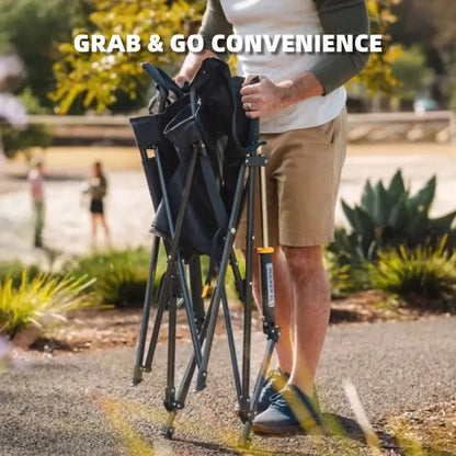 Instant Open Spring-Action Folding Rocking Chair for Outdoor