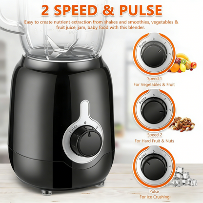 New 700W Smoothie Countertop Blender with 40oz Cup for Shakes and Smoothies