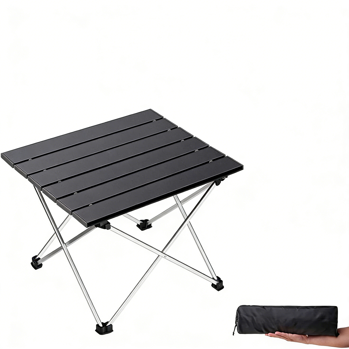 Ultralight Portable Folding Camping Table with Carry Bag