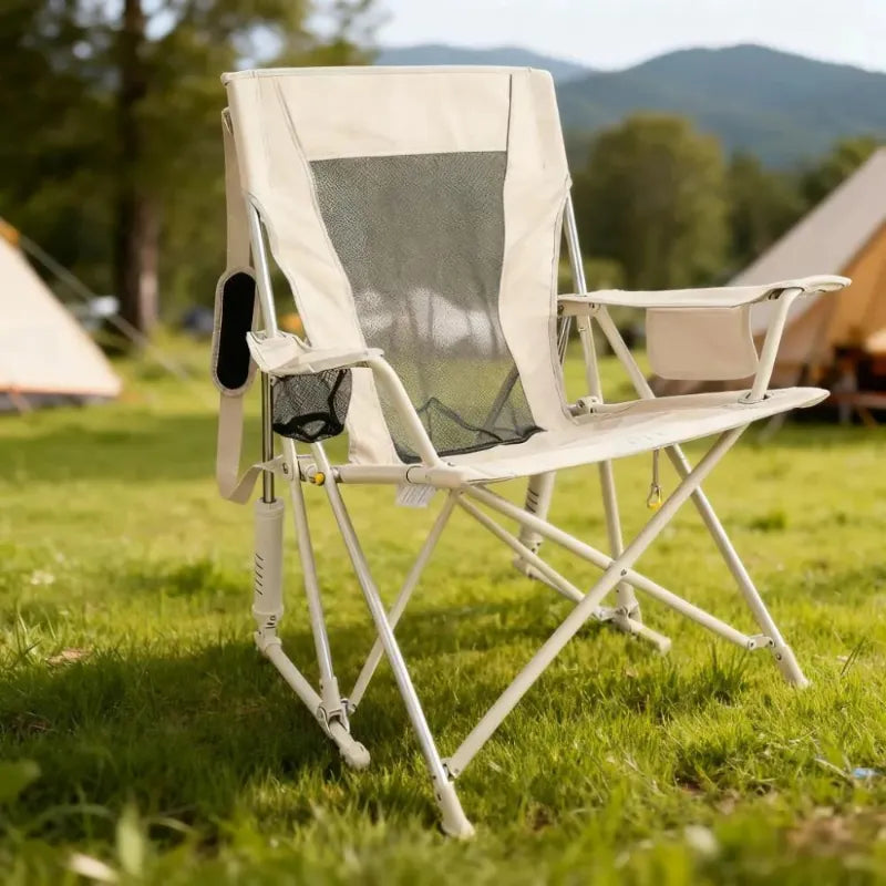 Instant Open Spring-Action Folding Rocking Chair for Outdoor