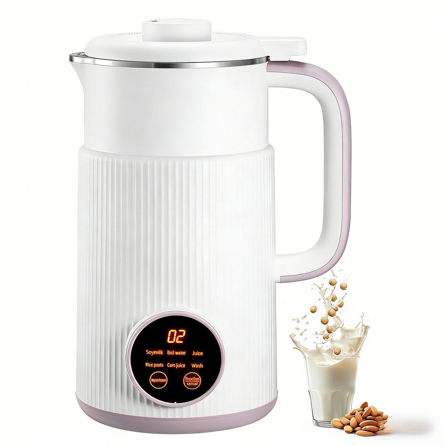 6-in-1 Soy Milk Maker Blender, Nut Milk Maker Machine 27OZ, Automatic Soybean Machine