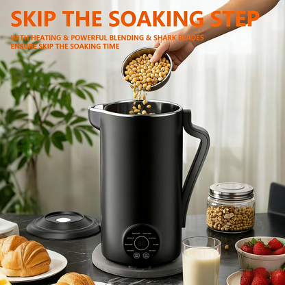 Nut Milk Maker Machine, Automatic Nut Milk Maker for Almond Homemade Milk